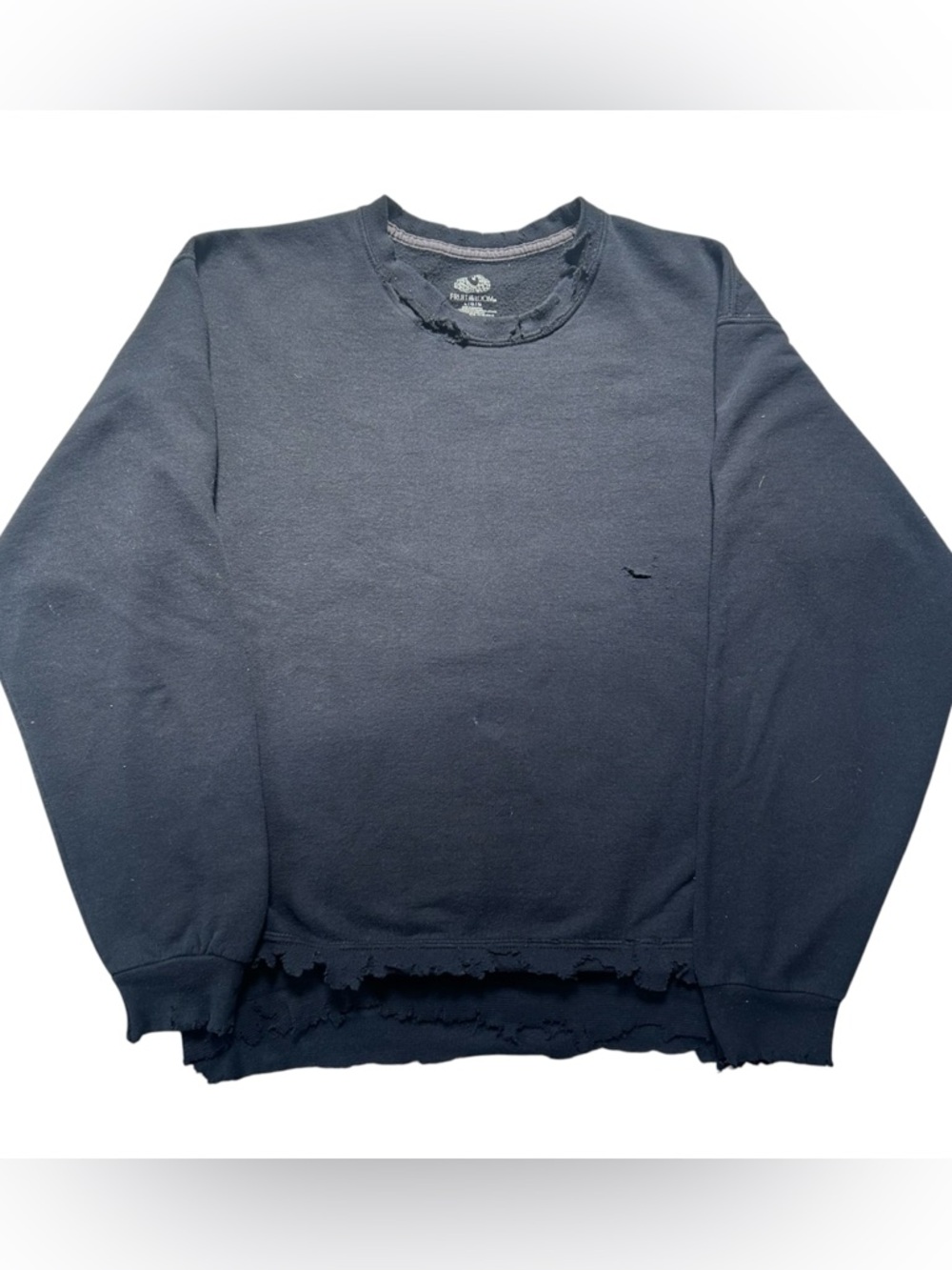 1of1 Raf Simon’s x Distressed x Thrashed Crewneck Made By Me